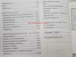 Yamaha CW50R owner´s manual -käyttöohjekirja