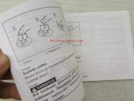 Yamaha CW50R owner´s manual -käyttöohjekirja