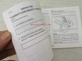 Yamaha CW50R owner´s manual -käyttöohjekirja