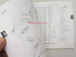 Suzuki GSX600F (GN72A / GN72B) Parts Catalogue -varaosaluettelo, katso mallit tarkemmin kuvista.