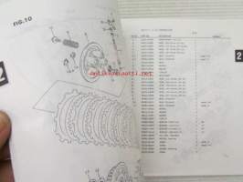 Suzuki RM125 (RF14A) RM125N, RM125P, RM125R Parts Catalogue -varaosaluettelo, katso mallit tarkemmin kuvista.