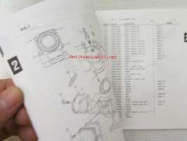 Suzuki RM125 (RF14A) RM125N, RM125P, RM125R Parts Catalogue -varaosaluettelo, katso mallit tarkemmin kuvista.