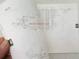 Suzuki LT80 (LM4AC11A) LT80L, LT80M, LT80N, LT80P, LT80R, Parts Catalogue -varaosaluettelo, katso mallit tarkemmin kuvista.