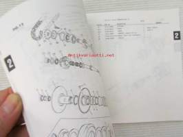 Suzuki LT80 (LM4AC11A) LT80L, LT80M, LT80N, LT80P, LT80R, Parts Catalogue -varaosaluettelo, katso mallit tarkemmin kuvista.