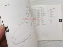 Suzuki AH50 (CA1GA) AH50N, AH50R, AH50GR, Parts Catalogue -varaosaluettelo, katso mallit tarkemmin kuvista.