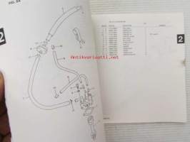 Suzuki AH50 (CA1GA) AH50N, AH50R, AH50GR, Parts Catalogue -varaosaluettelo, katso mallit tarkemmin kuvista.