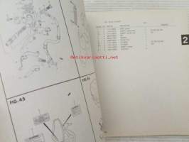 Suzuki AP50 (CA1JA) AP50S, AP50R, Parts Catalogue -varaosaluettelo, katso mallit tarkemmin kuvista.