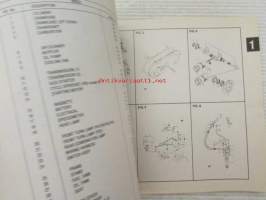 Suzuki AP50 (CA1JA) AP50S, AP50R, Parts Catalogue -varaosaluettelo, katso mallit tarkemmin kuvista.