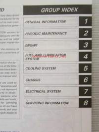 Suzuki GSX-R600 Service Manual -huolto-ohjekirja