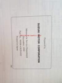 Suzuki DR-Z400/E Service Manual -huolto-ohjekirja