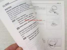 Suzuki VL250 Supplementary Service Manual -huolto-ohjekirja