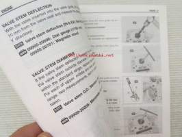 Suzuki VL250 Supplementary Service Manual -huolto-ohjekirja