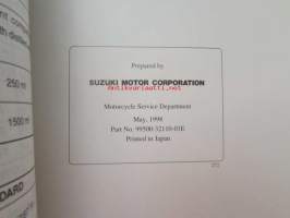 Suzuki AN250 Service Manual + AN250 Supplementary Service Manual -huolto-ohjekirja ja lisäosa