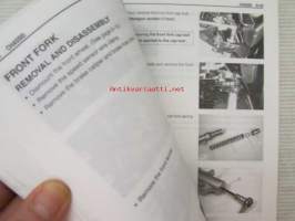 Suzuki AN250 Service Manual + AN250 Supplementary Service Manual -huolto-ohjekirja ja lisäosa
