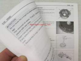Suzuki AN250 Service Manual + AN250 Supplementary Service Manual -huolto-ohjekirja ja lisäosa