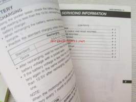 Suzuki AN250 Service Manual + AN250 Supplementary Service Manual -huolto-ohjekirja ja lisäosa