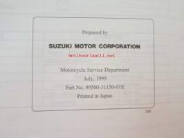 Suzuki VL125 Service Manual -huolto-ohjekirja