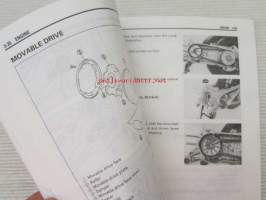 Suzuki AY50 Service Manual -huolto-ohjekirja