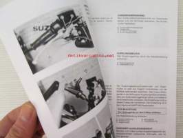 Suzuki GSX600FW/FUW Set-Up Manual - Uuden moottoripyörän kokoamis- ja asennusohjeet (kopio)