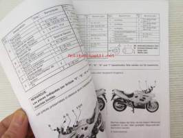 Suzuki GSX600FW/FUW Set-Up Manual - Uuden moottoripyörän kokoamis- ja asennusohjeet (kopio)