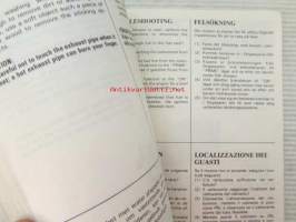 Suzuki GSX1100E/ES/EF Owner&#039;s Manual -omistajan käsikirja