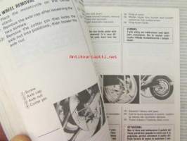 Suzuki GSX1100E/ES/EF Owner&#039;s Manual -omistajan käsikirja