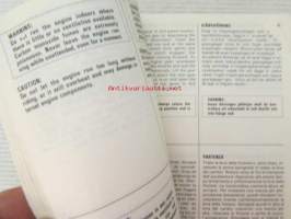Suzuki GSX1100E/ES/EF Owner&#039;s Manual -omistajan käsikirja
