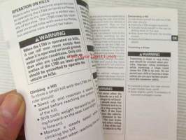 Suzuki LT80 Owner&#039;s Manual -omistajan käsikirja