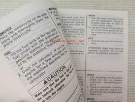 Suzuki TS50XK Owner&#039;s Manual -omistajan käsikirja