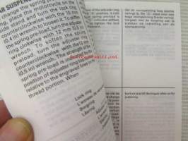 Suzuki TS50XK Owner&#039;s Manual -omistajan käsikirja