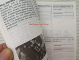 Suzuki TS50XK Owner&#039;s Manual -omistajan käsikirja