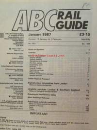 ABC Rail Guide London 1987