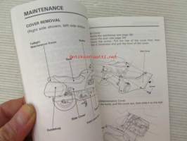 Honda Pan European ST1100 Owner&#039;s Manual -omistajan käsikirja
