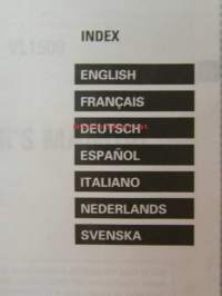 Suzuki VL1500 Owner´s manual -käyttöohjekirja