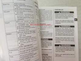 Suzuki VL1500 Owner´s manual -käyttöohjekirja