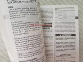 Suzuki VZ800 Owner´s manual -käyttöohjekirja