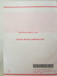 Suzuki VZ800 Owner´s manual -käyttöohjekirja