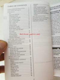 Suzuki VZ800 Owner´s manual -käyttöohjekirja