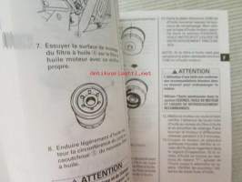 Suzuki VZ800 Owner´s manual -käyttöohjekirja