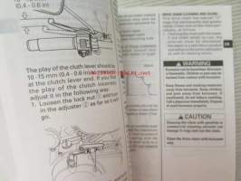 Suzuki VZ800 Owner´s manual -käyttöohjekirja