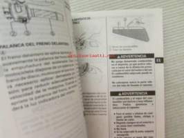 Suzuki GSX750 Owner´s manual -käyttöohjekirja