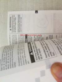 Suzuki SV650/S Owner´s manual -käyttöohjekirja