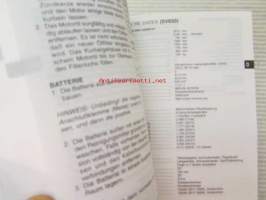 Suzuki SV650/S Owner´s manual -käyttöohjekirja