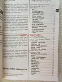 Suzuki GS500E Owner´s manual -käyttöohjekirja