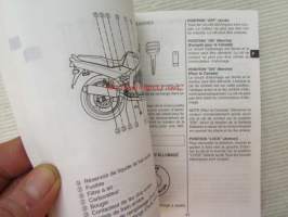 Suzuki GS500E Owner´s manual -käyttöohjekirja