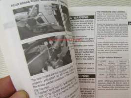 Suzuki GS500E Owner´s manual -käyttöohjekirja