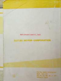 Suzuki GS500E Owner´s manual -käyttöohjekirja