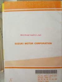 Suzuki GZ125 Owner´s manual -käyttöohjekirja