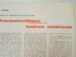 Taitaja 1962 nr 1 - &quot;Zero&quot;, Akustiikka levyjen kiinnitys, Kumimoottorilennokki &quot;TI&quot; Mikojan E-66, Moottorikelkan pienoismalli, vauvan kantokassi, Kenkien