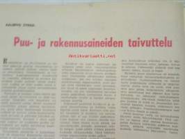 Taitaja 1962 nr 1 - &quot;Zero&quot;, Akustiikka levyjen kiinnitys, Kumimoottorilennokki &quot;TI&quot; Mikojan E-66, Moottorikelkan pienoismalli, vauvan kantokassi, Kenkien